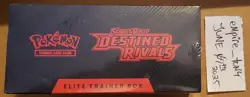 Pokemon DESTINED RIVALS Factory Sealed Elite Trainer Box ETB - Scarlet & Violet - Image 5