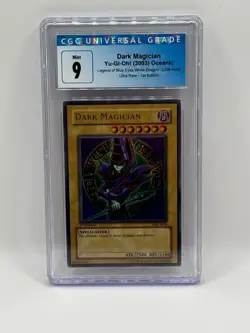2003 Yugioh Oceanic Dark Magician LOB-A005 Ultra Rare - 1st edition CGC 9 - Image 1