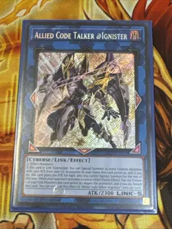 Yu-Gi-Oh Alliance Insight Allied Code Talker @Ignister Secret Rare ALIN-EN051 NM - Image 1
