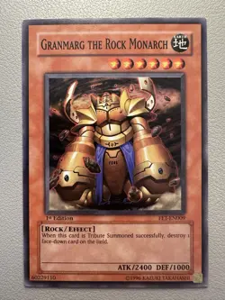 Granmarg the Rock Monarch 1st Edition Super Rare FET-EN009 Yu-Gi-Oh! - Image 1