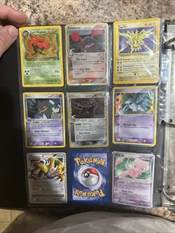 Pokemon Card Collection Binder (found in attic ) - Image 1