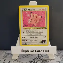 Erika's Clefairy 40/132 Gym Challenge Set Pokemon Card WOTC - Image 1