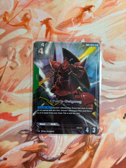 Gundam Card Game Newtype Rising Char's Gelgoog GD01-023 LR+ Holo Foil x1 - Image 1