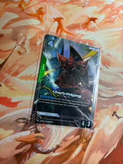 Gundam Card Game Newtype Rising Char's Gelgoog GD01-023 LR+ Holo Foil x1 - Image 3