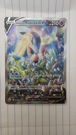Galarian Rapidash V 168/198 Chilling Reign Alternate Art Holo Pokemon Card - Image 1