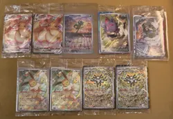 Pokemon 9 Card Lot Promo Lot Bundle Assorted Sealed In Wrapper - Image 1