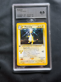 Carte Pokemon Pharamp Holo 1/111 Neo Genesis Francaise MTG6.5 - Image 1
