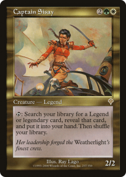 Magic MTG - Capitaine Sissay - Invasion - PLAYED - FR - Image 1