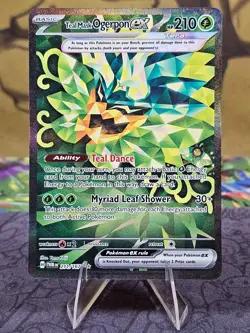 Pokemon TCG Teal Mask Ogerpon ex 211/167 Twilight Masquerade SIR Holo NM - Image 1