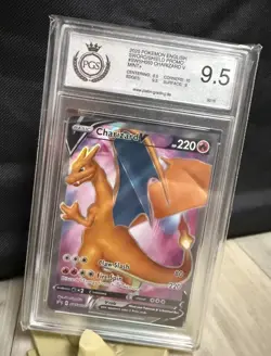 Pokemon TCG Charizard V Sword & Shield SWSH050 Holo Promo Promo BGS 9.5 - Image 1