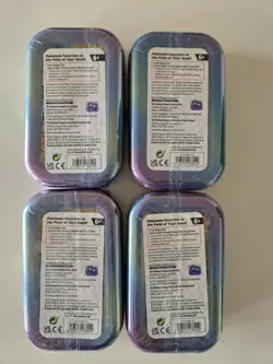 4x Pokemon TCG Prismatic Evolutions Mini Tins - NEW Sealed - Image 2