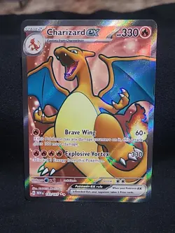 Charizard ex 183/165 - Scarlet Violet 151 Full Art Holo Pokemon TCG NM - Image 1
