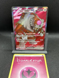 Bloodmoon Ursaluna ex #202/167 - Twilight Masquerade - Holo Rare - NM Pokemon - Image 3