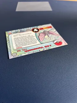 2000 Topps Chrome Pokemon TV Animation Edition Venomoth #49 NM Red Label - Image 4