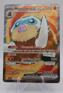 Mamoswine ex Ultra Rare Holo 174/159 Pokemon SV: Journey Together - Image 1