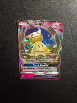 Carte Pokemon Mimiqui GX 149/214 SL8 Tonnerre Perdu FR - Image 1