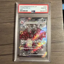 2023 Pokemon Charizard ex SSR SV4a JP Shiny Treasure 331/190 PSA 10 GEM MINT - Image 1