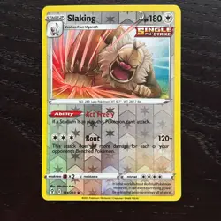 Slaking 131/203 Pokemon Evolving Skies Sword & Shield Reverse Holo Rare NM - Image 1