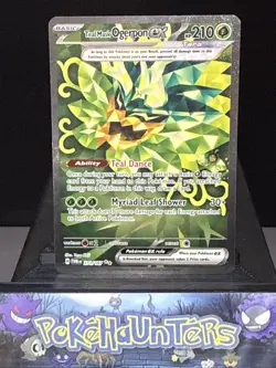 Pokemon Card Teal Mask Ogerpon EX 211/167 Special Illustration Rare Near Mint - Image 1