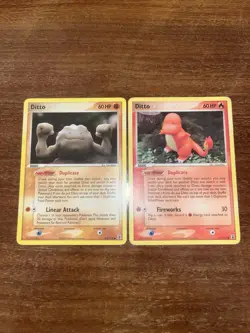 Ditto Charmander 61/113 Geodude 62/113 Set Delta Species Pokemon Card Yuka Morii - Image 2