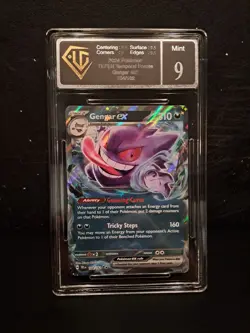 Pokemon Gengar EX TCG Temporal Forces Holo Card 104/162 UGC 9 Mint Condition - Image 1