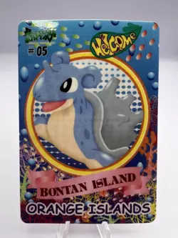Pokemon Card Lapras Bandai Sealdass Orange Island No.05 1999 Japanese - Image 1