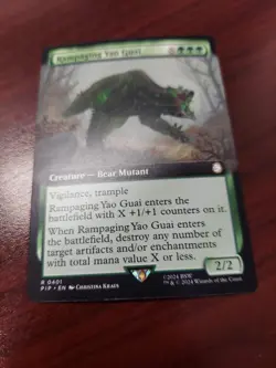 Rampaging Yao Guai (Extended Art) Universes Beyond: Fallout Regular - Image 1