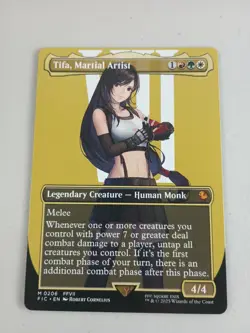 MTG Tifa, Martial Artist (Borderless) M0206 FIC FINAL FANTASY Magic NM - Image 1
