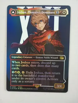 Magic The Gathering Joshua, Phoenix’s Dominant #0397 Borderless Foil FIN NM MTG - Image 1
