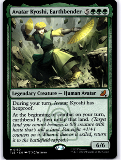 Avatar Kyoshi, Earthbender Regular NM MTG - Image 1
