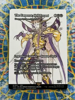 The Emperor, Hell Tyrant - Yawgmoth, Thran Physician (Showcase) Final Fantasy - Image 1