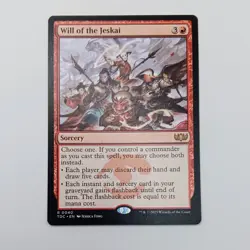 Will of the Jeskai MTG Rare Magic: The Gathering Tarkir: Dragonstorm Commander - Image 1