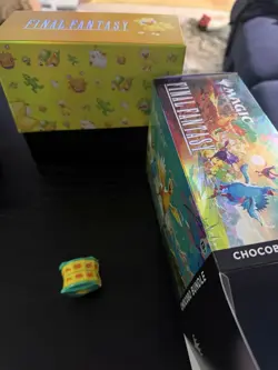 1x Final Fantasy Chocobo Bundle Storage Box + Life Counter + Tokens MTG Magic x1 - Image 1