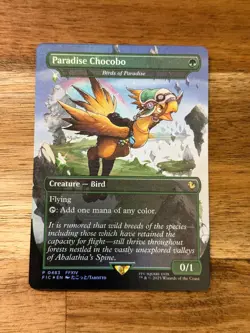 Final Fantasy Paradise Chocobo - Birds of Paradise FOIL Magic MTG FIC483 - Image 1