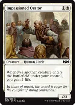4x Impassioned Orator Light Play, English Ravnica Allegiance MTG Magic - Image 1