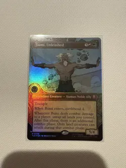 Bumi, Unleashed (Showcase Foil) 0348 - Avatar: The Last Airbender TLA - MTG - NM - Image 1