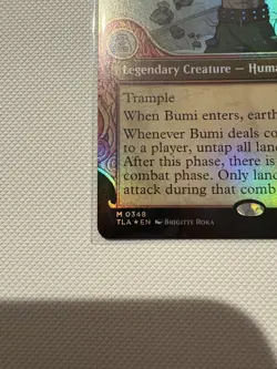 Bumi, Unleashed (Showcase Foil) 0348 - Avatar: The Last Airbender TLA - MTG - NM - Image 2