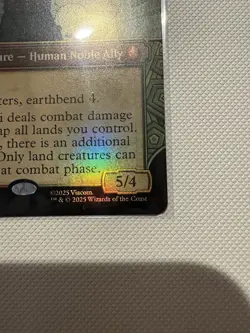 Bumi, Unleashed (Showcase Foil) 0348 - Avatar: The Last Airbender TLA - MTG - NM - Image 3