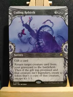 Coiling Rebirth (Showcase) - Bloomburrow - Rare - NM (See pics) MTG - Image 1