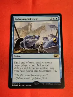 Polymorphist's Jest - Magic: Core Set: 2015 M15 #075 RARE - Unplayed Mint+ - Image 1