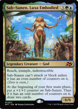 Sab-Sunen, Luxa Embodied #221, Aetherdrift (DFT), Regular - Image 1