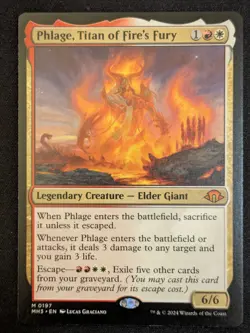 Phlage, Titan of Fire's Fury Modern Horizons 3 Regular - Image 1