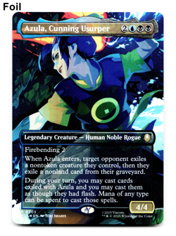 Azula, Cunning Usurper (Borderless) - FOIL - [Avatar: The Last Airbender] MTG - Image 1