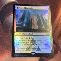 Hallowed Fountain X1 Mtg Ravnica Allegiance Nm Foil - Image 1