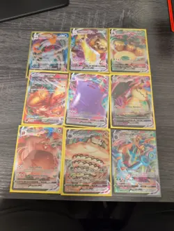 Pokemon TCG Sword And Shield VMAX Cards (Lot Of 9) All Are In NM Condition - Image 1