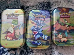 Pokemon TCG Palean Friends Mini Tins - Set of 3 Variations - Image 1