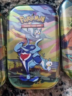 Pokemon TCG Palean Friends Mini Tins - Set of 3 Variations - Image 3