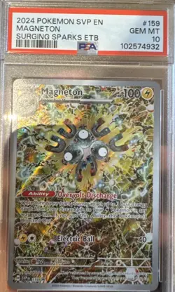 2024 POKEMON SVP EN MAGNETON -ELITE TRAINER BOX #159 GEM MINT PSA 10 - Image 2