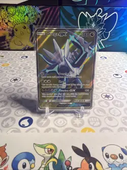 Pokemon TCG Dialga GX 146/156 Sun & Moon Ultra Prism Ultra Rare Full Art NM/M - Image 1