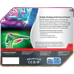 Pokemon Paradox Clash Tin - Iron Leaves Ex w/ 5 Packs BRAND NEW SEALED - Image 2